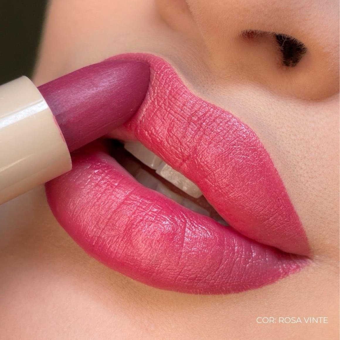 Batom Matte em Bala Rosa Maria 2