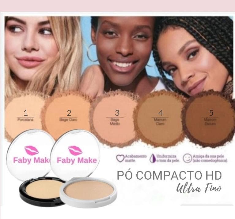 Pó Compacto Faby Make 3